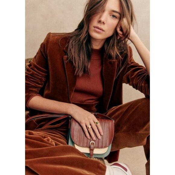Sezane Jackets & Blazers - Sezane size US 10 (42) veste romane sienne blazer suit jacket - NWT